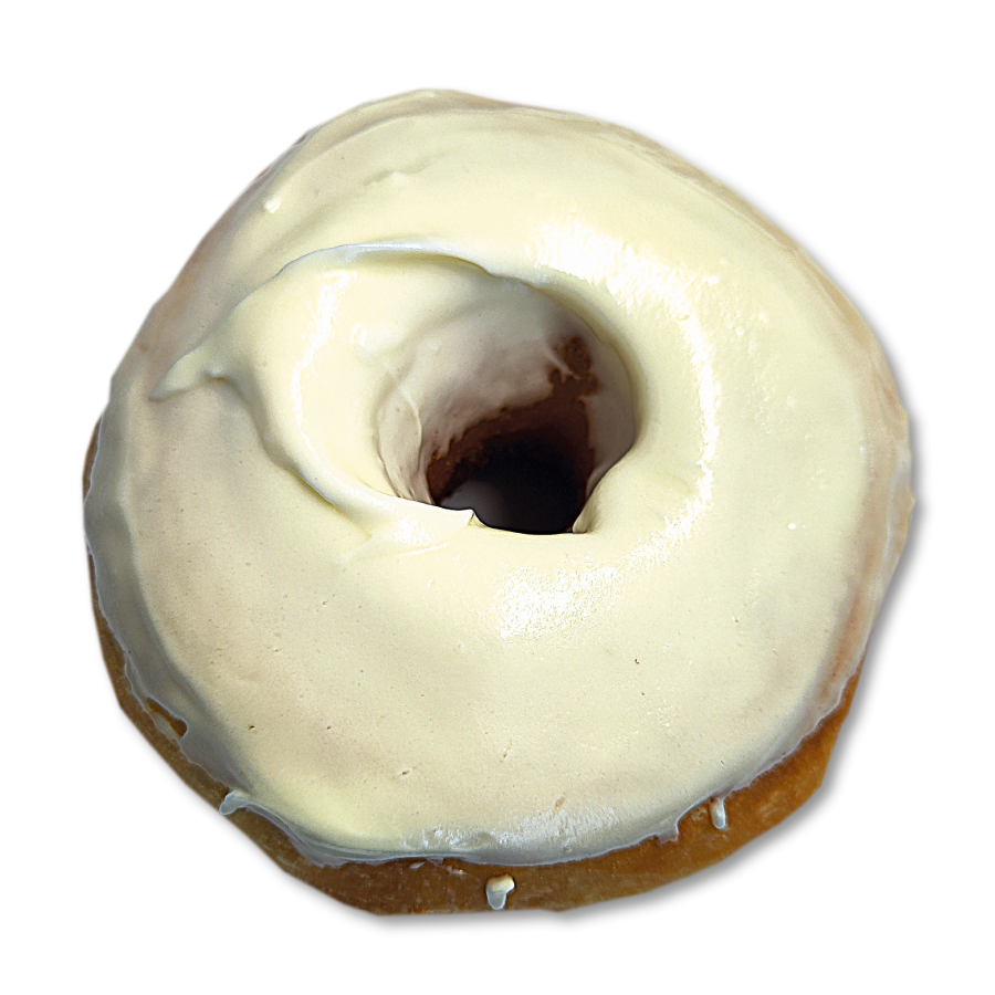 Donut white homemade